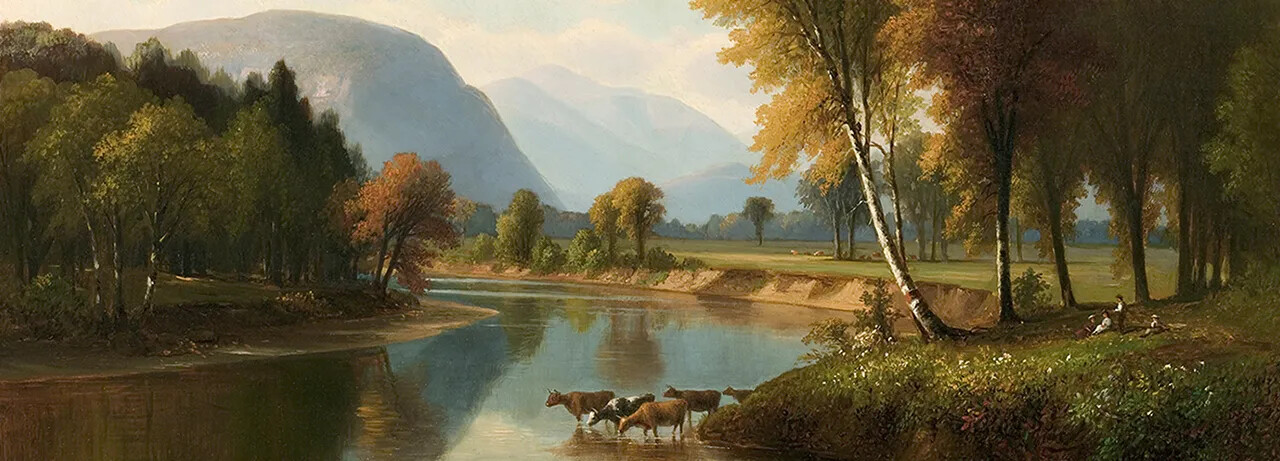 Painting of the Saco River